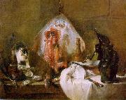 Jean Baptiste Simeon Chardin The Skate oil on canvas